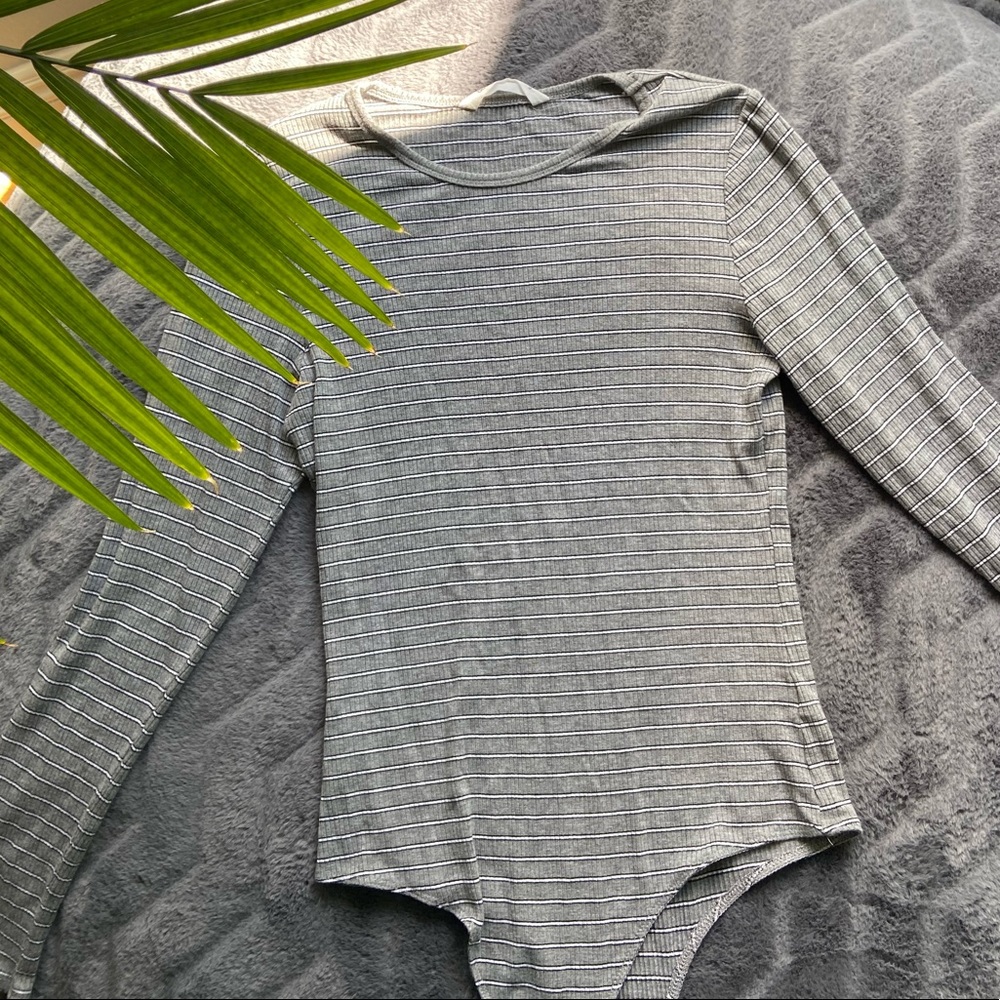 Striped Long Sleeve Bodysuit